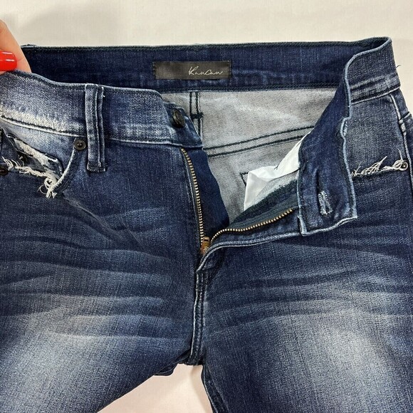 KanCan Skinny Destroys Stretch Denim Jeans KC8255D Size 26 - Picture 4 of 12